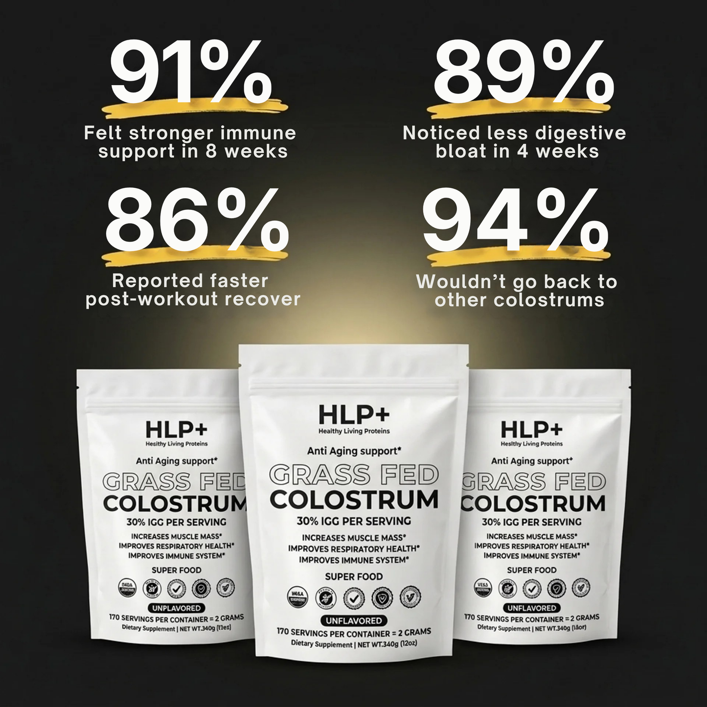 Grass-Fed Bovine Colostrum (30% IgG)
