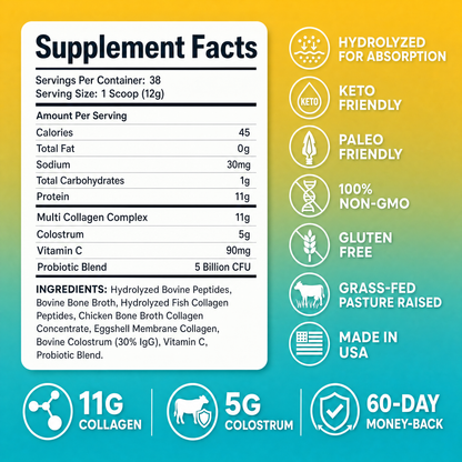 Multi Collagen Peptides & Colostrum