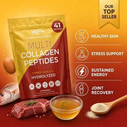 Multi Collagen Peptides Types (I, II, III, V, X)