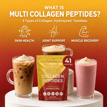Multi Collagen Peptides Types (I, II, III, V, X)