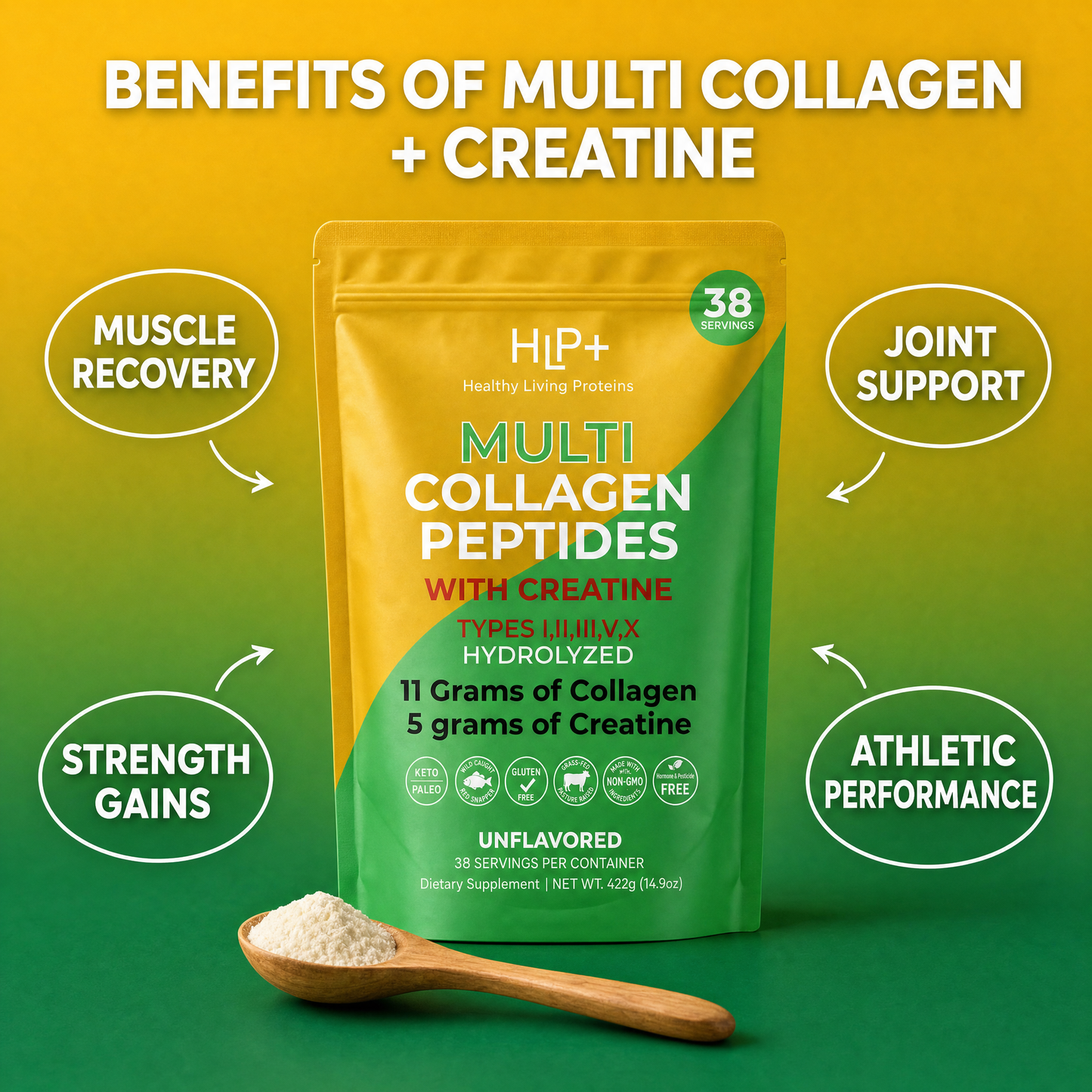 Multi Collagen Peptides & Creatine